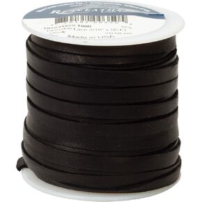 Deerskin Lace, 3/16" x 50', Black