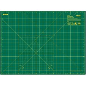 OLFA 18" x 24" Self Healing Rotary Cutting Mat (RM-SG) - Double Sided 18x24 Inch Cutting Mat with Grid for Quilting, Sewing, Fabric, & Crafts, Designed for Use with Rotary Cutters (Green)