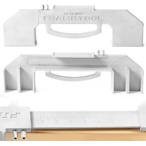 16'' Stud Framing Spacing Tool, Adjustable from 12-24 Inch Framing Tools, 13/14/15/16/17/18/19/20/21/22/23'' On-Center Precision Wall Stud Framing Layout Tool with 1/2, 1/4, and 1/8