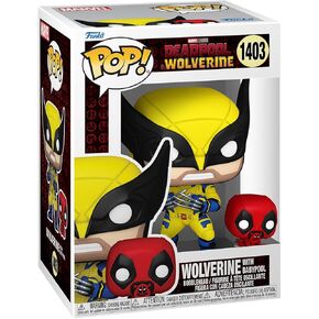 Funko POP! & Buddy: Deadpool & Wolverine - Wolverine with Babypool - Collectable Vinyl Figure - Gift Idea - Official Merchandise - for Kids & Adults - Movies Fans - Model Figure for Collectors