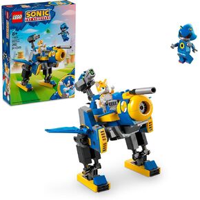 LEGO Sonic The Hedgehog Cyclone vs. Metal Sonic - Building Toy for Kids, Boys and Girls, Ages 8+ - Mech Suit with Metal Sonic and Tails Minifigures for Pretend Play - Gift Idea for Birthdays - 77002