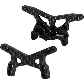 INJORA Carbon Front Rear Shock Towers with Mount for 1/24 Buggy Losi Micro-B