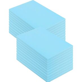 Zoenhou 20 PCS 4 "× 6" كتل نحت المطاط الأزرق ، فراغات ختم المطاط المطاطية الناعمة ، كتل مشمع للطباعة