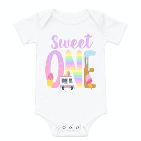 Sweet one ice cream birthday shirt sweet one birthday shirt ice cream birthday shirt first birthday shirt 1st birthday ice Cream bodysuit (18 months)
