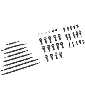 FMS FCX18 FCX10 Rc Car Parts RC Crawler RC Trucks Parts Replacement Accessory for FCX18 Hummer EV,FCX18 K10:Metal Rod Set