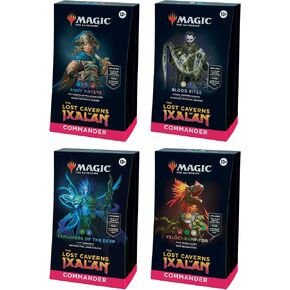 Magic: The Gathering The Lost Caverns of Ixalan Commander Deck Bundle – Includes All 4 Decks (Ahoy Mateys, Blood Rites, Explorers of The Deep, Veloci-ramp-tor)