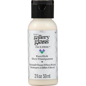 Gallery Glass Medium Faux Realistic Etching Effect for Easy to Apply Arts and Crafts Projects, 2 fl oz, 19690