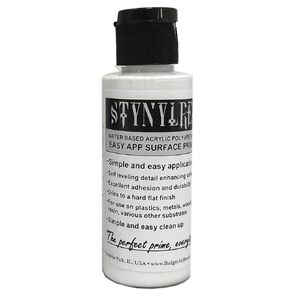 Badger Air-Brush SNR-201 Stynylrez Water Based Acrylic Polyurethane Surface Primer, 2-Ounce, White