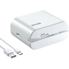 Rechargeable Electric Letter Opener - Letter Openers Envelope Slitter, Electric Envelope Opener, Mail Opener, Universal Envelope Efficient Letter Opener Tool for Office, Home (White)