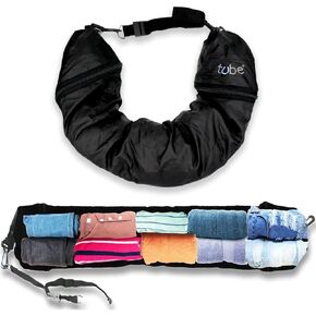 TUBE The Original Pillow You Stuff with Clothes – Transforms Into Extra Luggage Without Excess Fees - Fits Up to 3 Days of Travel Essentials - Keep Your Belongings Nearby in Case of Lost Luggage