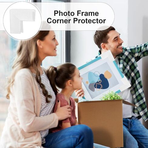 Cobee 24 PCS FOAM CORNERTORS FOR SHARPHING ، TV Frame Moving Edge Corner Corners Cushioning Foam Pictuct in Saudi Arabia