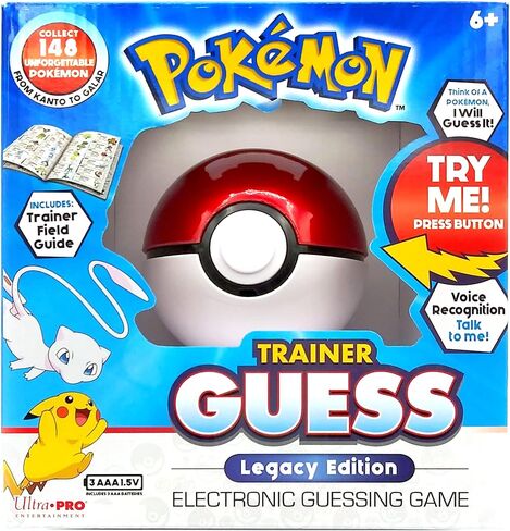 Pokemon Trainer Guess - Kanto Edition Toy, I Will Guess It! Electronic Voice Recognition Guessing Brain Game Pokemon Go Digital Travel Board/ Toys in Saudi Arabia