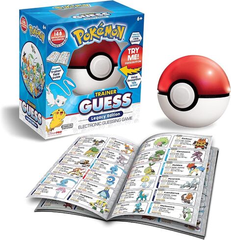Pokemon Trainer Guess - Kanto Edition Toy, I Will Guess It! Electronic Voice Recognition Guessing Brain Game Pokemon Go Digital Travel Board/ Toys in Saudi Arabia