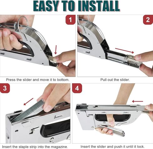 Neu Master Staple Gun for Wood ، جميع البنادق الأساسية الصلب مع 4000 ٪ من المواد الغذائية ، مسدس المواد الغذائية المفروش in Kuwait