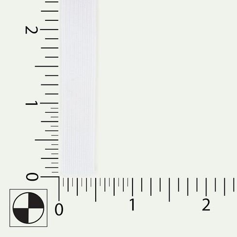 Dritz, 1/2-Inch x 1-1/2 Yards, White Soft Stretch Elastic in Saudi Arabia
