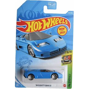 Hot Wheels '94 Bugatti EB110 SS, [Blue] 224/250 Exotics 6/10