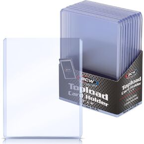 BCW Thick 138PT Card Top Load Holder (Pack of 10), 3 x 4