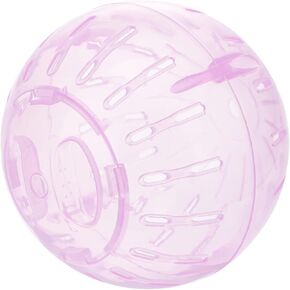 VANZACK 10cm Hamster Exercise Ball - Transparent Running Ball for Small Pets Like Hamsters and Guinea Pigs Fun Activity Toy to Reduce Boredom and Promote Exercise Random Color
