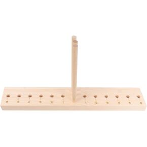 EXCEART Extended Wooden Bow Maker for Ribbon for Wreaths, Wooden Wreath Ribbon Bow Maker Bowknot Fixing Weaving Tool for Christmas Bows New Year Decorations Corsages Holiday Wreaths