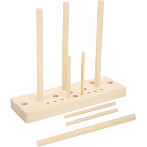 Bow Maker for Ribbon,Extended Bow Maker, Wooden Ribbon Bow Maker with Wooden Board Sticks(with Instructions),for Making Bows, Holiday Wreaths,Hair Bows, Corsages,DIY Crafts