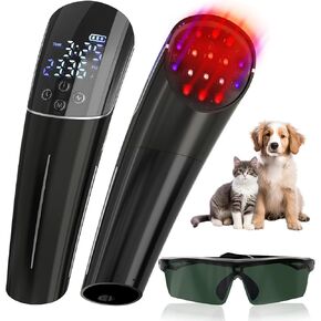 العلاج بالضوء الأحمر المحمولة للكلاب والقطط ، والعلاج الخفيف بالأشعة تحت الحمراء LED لجهاز تخفيف الألم ، لآلام المفاصل وتقليل الالتهاب ، والعلاج بالأشعة تحت الحمراء لقطط الكلاب الخيول والحيوانات الأليفة الأخرى