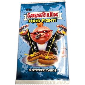 Topps 2021 GPK Garbage Pail Kids Food Fight! Foil Pack, 8 Stickers per Pack