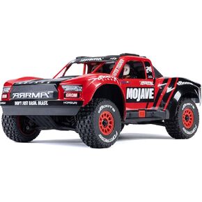 ARRMA RC Truck Mojave GROM 4x4 Smart Small Scale Desert Truck, RTR (with Battery and Charger Included) Blue/White ARA2104T2