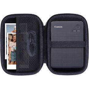Storage Case Compatible with Canon SELPHY QX20 / SELPHY Square QX10 Compact Photo Printer (Dark Gray Case)