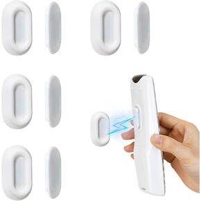 Magnetic Remote Control Holder Wall Mount - 4 Pcs No Drill Self-Adhesive Organizer for Air Conditioner & TV Remotes, Storage Caddy for Televisions Backside - Multicolor
