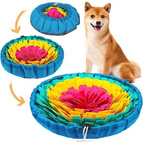 Pet Olfactory Feeding pad Dog cat Interactive Puzzle Toy Natural Foraging Tool (4 Color)