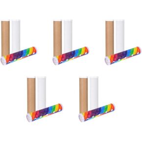BESTonZON Blank DIY Kaleidoscope Kit, 15 PCS Variety Kaleidoscope Tool, DIY Kaleidoscope Kit Preschool Kaleidoscope, Classic Kits Kaleidoscope Making DIY Material for Making Kaleidoscope Teaching