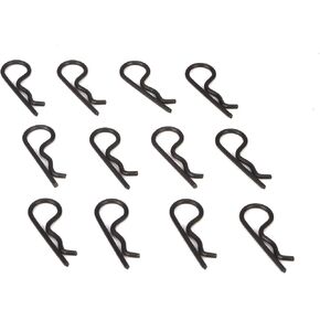 TEAM LOSI RACING Body Clips Black 12 22 TLR8202 Elec Car/Truck Replacement Parts