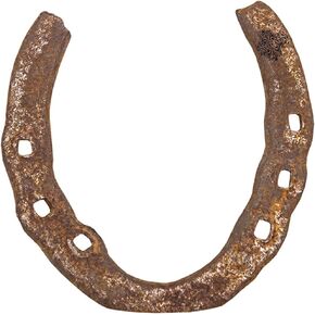Cast Iron Good Luck Black Horse Shoe
