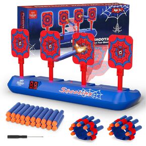 هدف Lehoo Castle NERF ، أهداف إطلاق النار الإلكترونية لأسلحة NERF ، ألعاب إطلاق النار على إعادة التهديف مع 20 رصاصة ، ألعاب Kids لـ 3 4 5 5 سنوات من الأولاد