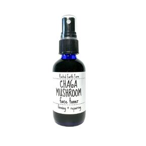Chaga Unscented Face Toner - 2 fl oz - Herbal Mushroom Spray - Infused Natural Facial Mist for Dry Skin