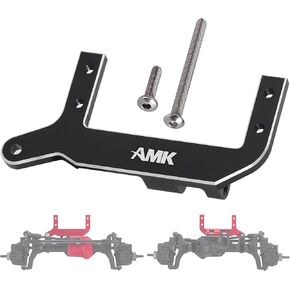 AMK TRX4 Sevro Mount, Aluminum TRX4 Sevro On Axle Mount SOA Mount 4-Link Suspension for 1/10 RC Crawler TRX4 Upgrades (Black)