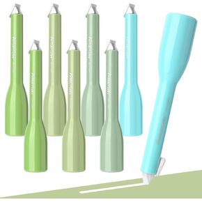 Temiary 8 Pcs Correction Tape Pens, Aesthetic Cute Whiteout Tapes, Quick Dry, Instant Correct, Easy to Use Applicator for Instant Corrections School Office Supplies, 1/5" x 236" (Pink)