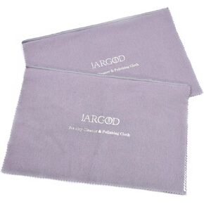 Silver Polishing Cloth Jewelry Cleaning Cloth Silver Cleaning Cloth Made with Cotton 11" X 14" inches for Cleaning Gold, Silver and Platinum Jewelry. (Pack of 2)