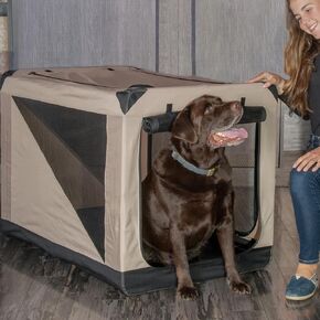 Pet Gear 3 Door Portable Soft Crate, Folds Compact for Travel in Seconds No Tools Required, Comes with Comfort Pad + Storage Bag, Steel Frame, Premium 600D Fabric, Indoor/Outdoor, Ocean Blue, Extra Small