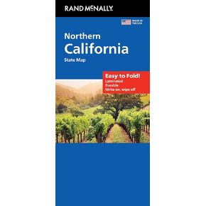 Rand McNally Easy to Fold: Northern California Laminated Map