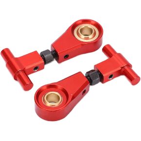RC Car Suspension Arm, Aluminum Alloy Front Upper Suspension Arm Upgrade Spare Part Availale for Tamiya TT02 1/10 RC Car(red)