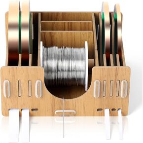 Copper Foil Tape Dispenser Stained Glass Foil Tool Stained Glass Supplies for Solder Wire Foil Dispenser for Stained Glass Art Tools Storage 6.5X5.6X3 inch