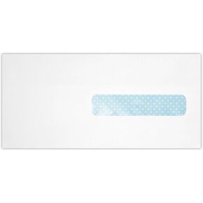 LUXPaper Quality Park #10 1/2 Health Insurance Envelopes | Security Tint | Redi-Seal | 4 1/2" x 9 1/2" | White Wove | 24lb. Text | 50 Qty