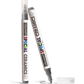 Underglaze Pen for Ceramics –Underglaze Markers for Pottery, Art Glaze Pens for Decorating Pottery Bisque, Permanent Porcelain Colored Pens in Red, Blue, Black –