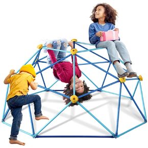 6 FT Metal Climbing Dome, Geometric Kids Dome Climber with 400LBS Load Capacity, Anti-Rust and UV-Resistant Steel, Suitable for Outdoor Jungle Gym Garden, Park, Backyard