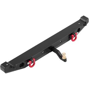 VGEBY Solid Metal Front/Rear Bumper with LED Lights, Easy to Install and for 4, SCX10II 90046 1/10 RC Car Bronco Rc Truck