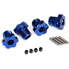 Traxxas 8654 Aluminum 17Mm Splined Wheel Hubs, Blue