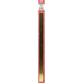 K&S 9842 Brass Strips, 0.5mm Thick x 18mm Wide x 300mm Long, 3 Strips, Made in The USA