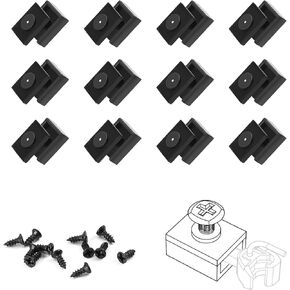 6 Pairs N Scale 1:160 Coupler Pocket Cover Coupler Box Lid with Screws for Freight Car Trains Railroad (Only Box) HP37N