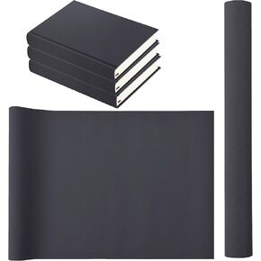 Book Cloth 17x55inch bookcloth Book Cover Fabric Cloth Surface and Paper Backed,Book Binding Cloth Adult DIY Book Album Cover Scrapbooking Craft Supplies Home(17in x 55in,Blue Grey)